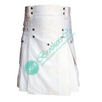 White Prime Utility Kilt